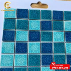 GẠCH MOSAIC GỐM MEN RẠN 2 LỚP CSG 968