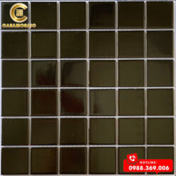 GẠCH MOSAIC GỐM SỨ ĐEN BÓNG CSG 961