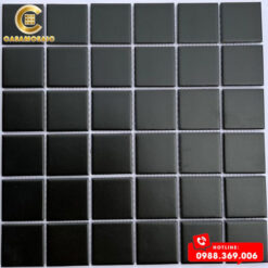 GẠCH MOSAIC GỐM SỨ ĐEN MỜ CS 4808M