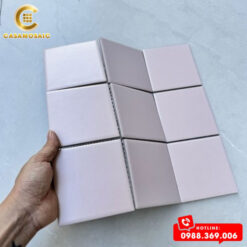 GẠCH MOSAIC GỐM SỨ MÀU HỒNG CS902