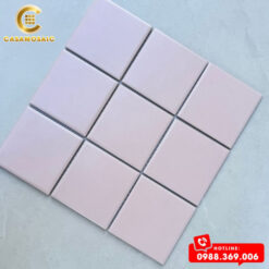 GẠCH MOSAIC GỐM SỨ MÀU HỒNG CS902
