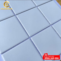 GẠCH MOSAIC GỐM SỨ MÀU TRẮNG MỜ CS901