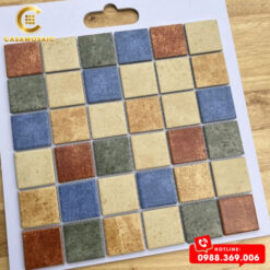 GẠCH MOSAIC GỐM SỨ MIX MÀU CS P48M06