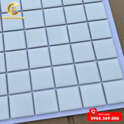 GẠCH MOSAIC GỐM SỨ TRẮNG MỜ CS 4801M