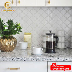 GẠCH MOSAIC LỒNG ĐÈN MÀU TRẮNG CSG 869