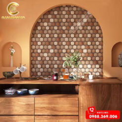 GẠCH MOSAIC LỒNG ĐÈN TRANG TRÍ CST 88