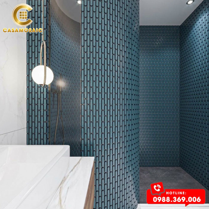 GẠCH MOSAIC QUE ĐẦU TRÒN CSDT 082