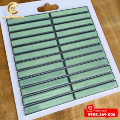 GẠCH MOSAIC QUE ĐŨA MÀU XANH NGỌC CST 086