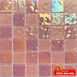 Gạch mosaic thủy tinh lấp lánh MH 7023