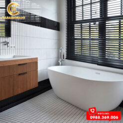 GẠCH THẺ GỢN SÓNG MÀU TRẮNG CS M6800H