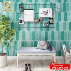 GẠCH THẺ LÔNG VŨ CSM9306-B MÀU XANH