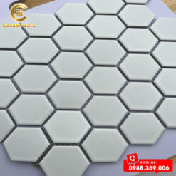 Gạch Mosaic Lục Giác Trắng Mờ CS 5601M