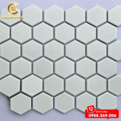 Gạch Mosaic Lục Giác Trắng Mờ CS 5601M
