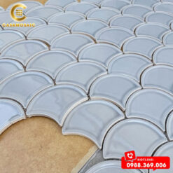 Gạch Mosaic Vảy Cá Bóng CSF 86