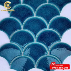 Gạch Mosaic Vảy Cá Rạn 2 Lớp CSF 8966