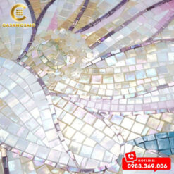 TRANH MOSAIC BÔNG SEN CAO CẤP