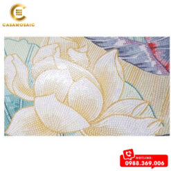 TRANH MOSAIC BÔNG SEN CAO CẤP