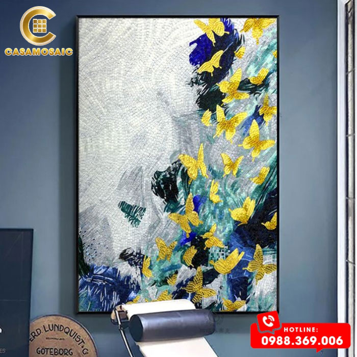 TRANH MOSAIC ĐÀN BƯỚM CAO CẤP