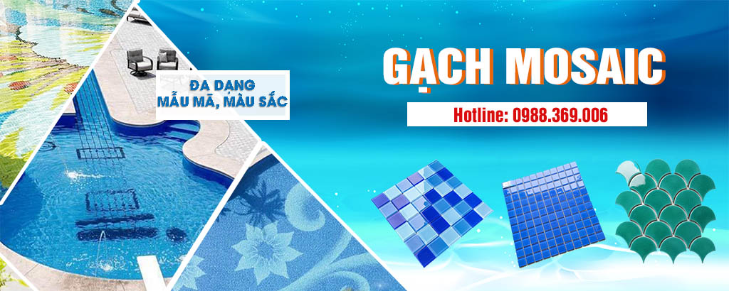 banner gạch mosaic