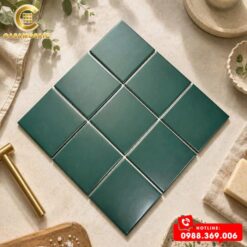 GẠCH MOSAIC GỐM SỨ MÀU XANH CS911