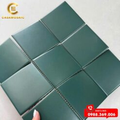 GẠCH MOSAIC GỐM SỨ MÀU XANH CS911