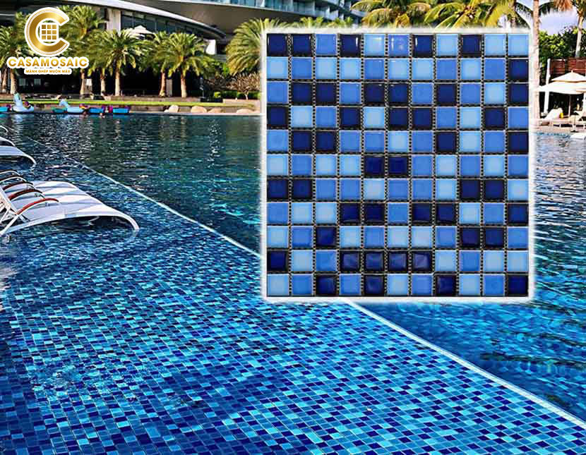 Bộ sưu tập gạch mosaic hồ bơi năm 2025