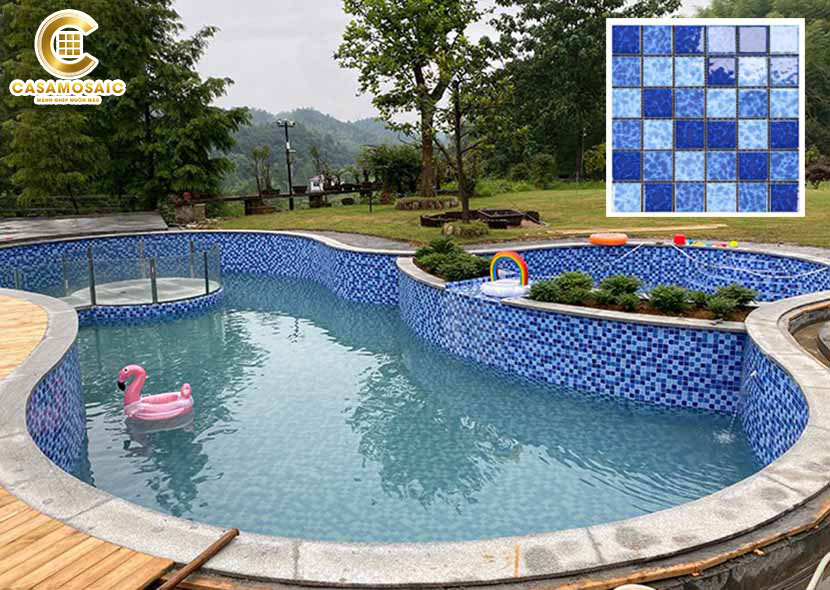 Bộ sưu tập gạch mosaic hồ bơi năm 2025
