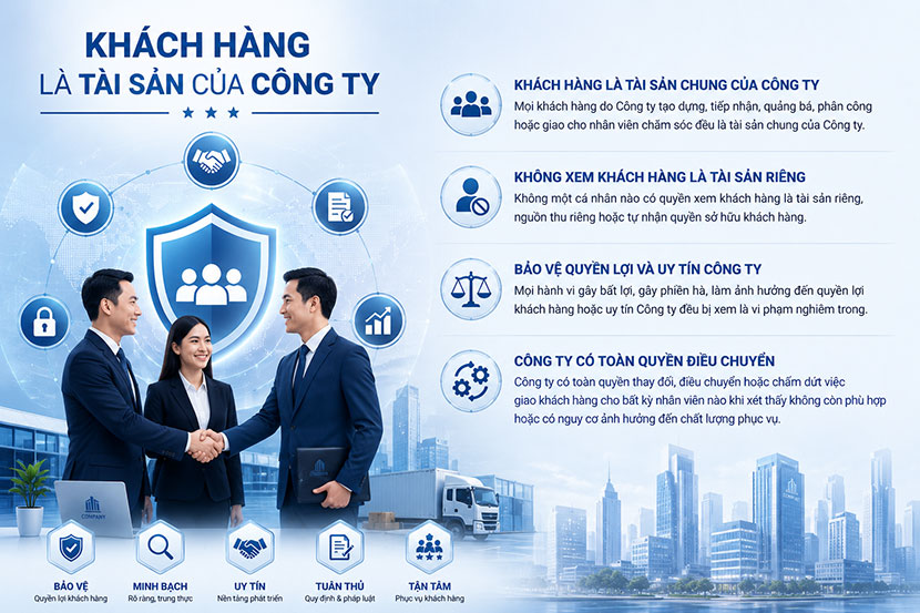 Khách hàng là tài sản của công ty